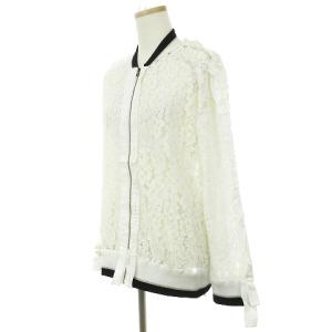 LANVIN en Bleu レース ブルゾン 3936217 ジャケット 白 ホワイト 38