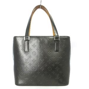 LOUIS VUITTON モノグラム マット ストックトン トートバッグ ハンド M55112 ブラック