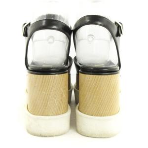 STELLA McCARTNEY SANDALO FELIK サンダル プラットフォーム シャークソール 厚底 ストラップ 黒 35
