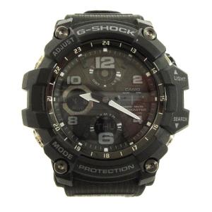 CASIO G-SHOCK GWG-100-1AJF MUDMASTER 腕時計 電波ソーラー タフ デジタル ブラック