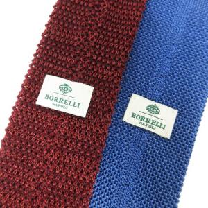 LUIGI BORRELLI ネクタイ 5本セット おまとめ ニットタイ レギュラータイ ブルー グレー ブラウン レッド系 SM0