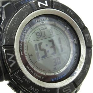 CASIO プロトレック 腕時計 デジタル タフソーラー PRW-3510Y 黒 ブラック ウォッチ SM0