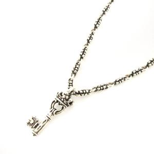 ROYALORDER ネックレス 鍵 キーモチーフ クラウン チェーン シルバー 925 総重量36.4g アクセサリー AA SM0
