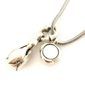 LONE ONES ティアベル XS キス&フロー フック ネックレス シルバー 総重量23g アクセサリー