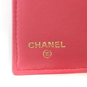 CHANEL CCフィリグリー スモールフラップ 3つ折り財布 コンパクト キャビアスキン AP0375