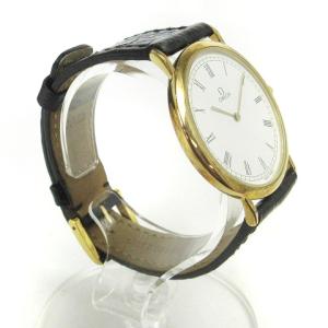 OMEGA 腕時計 デビル アナログ クオーツ ラウンド 文字盤 ホワイト