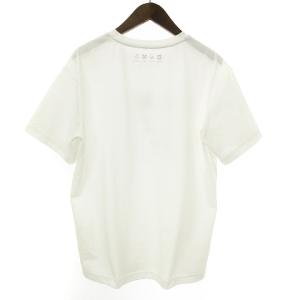 BLACK LABEL CRESTBRIDGE エンボスロゴTシャツ 半袖 丸首 クルーネック プリント 51P30-320-02 白 ホワイト L