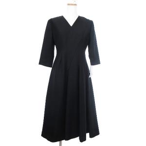 20AW ワンピース Vネック 36 ブラック