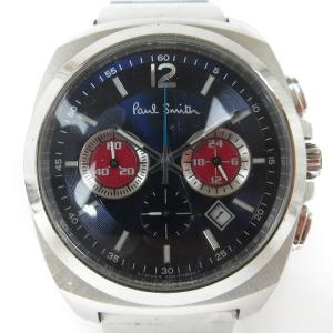 ファイナルアイズ 腕時計 アナログ クロノグラフ クオーツ スモセコ 0520-T011519 文字盤 紺 ネイビー ウォッチ