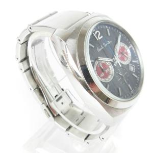 PAUL SMITH ファイナルアイズ 腕時計 アナログ クロノグラフ クオーツ スモセコ 0520-T011519 文字盤 紺 ネイビー ウォッチ