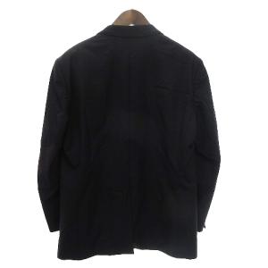 Brooks Brothers テーラードジャケット シングル 2B カノニコ生地 金ボタン 黒 ブラック 42 SM0