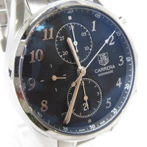 TAG Heuer カレラ キャリバー16 ヘリテージ 腕時計  自動巻き クロノグラフ CAS2110 ネイビー