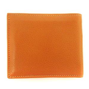 IL BISONTE 美品 二つ折り財布 コンパクトウォレット レザー 茶系 ブラウン系 SM0