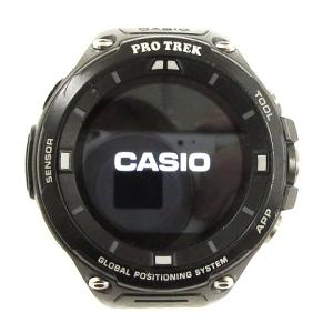 CASIO PRO TREK プロトレック 腕時計 スマートウォッチ 充電式 デジタル GPS WSD-F20 ブラック 黒 SM0