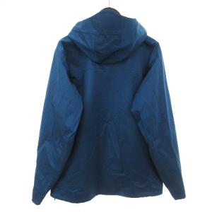 BEAUTY&YOUTH UNITED ARROWS マウンテンパーカー 長袖 ロゴ プリント ジップアップ 1225-199-6469 青 ブルー XL SM0