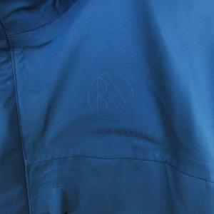 BEAUTY&YOUTH UNITED ARROWS マウンテンパーカー 長袖 ロゴ プリント ジップアップ 1225-199-6469 青 ブルー XL SM0