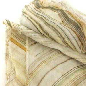 Faliero Sarti ストール ショール 大判 総柄 コットン ベージュ系