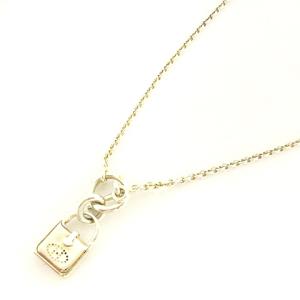 HERMES ネックレス ペンダント エブリンバッグ型 パンチング チェーン 925 10.8g シルバー