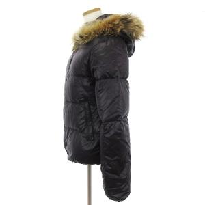 DUVETICA アダラ ADHALA ダウンジャケット ダブルジップ フード ファー MFN-1001R 紫 パープル 40 アウター IBO18