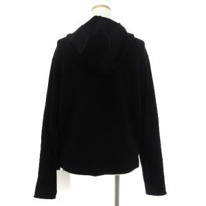 Theory タグ付き 22AW ハーフジップパーカー 長袖 無地 2301014 黒 ブラック P S位