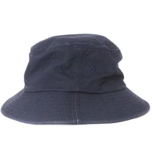 Carhartt ステューシー コラボ バケットハット コットン ロゴ 刺繍 紺 ネイビー S