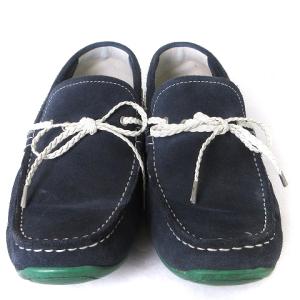 REGAL ドライビングシューズ デッキ ローカット スエード NC3J 954R 紺 ネイビー 25 靴