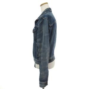 POLO RALPH LAUREN 美品 3rd デニムジャケット Gジャン ヴィンテージ加工 フロントボタン 211685967001 青 ブルー S