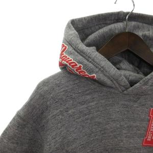 DSQUARED2 20AW パーカー スウェット プルオーバー ロゴ プリント S74GU0415 グレー S