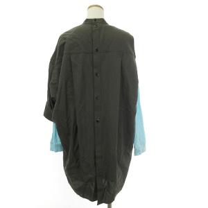 ENFOLD 22AW ハイツイストWO SHIRT カットPULLOVER アンサンブル ウール コットン 無地 300FA230-1140