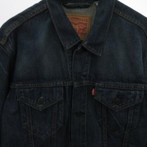 Levi's デニムジャケット Gジャン 長袖 コットン フロントボタン ブルー M