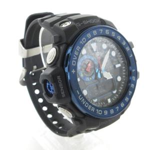 CASIO G-SHOCK ガルフマスター 腕時計 アナデジ タフソーラー GWN-1000B-1BJF 青 黒