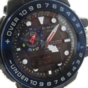 CASIO G-SHOCK ガルフマスター 腕時計 アナデジ タフソーラー GWN-1000B-1BJF 青 黒