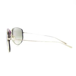 OLIVER PEOPLES STRUMMER-F サングラス 眼鏡 ティアドロップ ゴールドカラー オリーブグラデーションレンズ