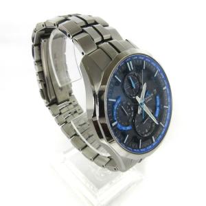 CASIO オシアナス Manta 腕時計 アナログ タフソーラー クロノグラフ デイト OCW-S3000-1AJF 文字盤 ブルー