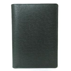 タイガ パスポートケース 定期入れ 手帳型 レザー ロゴ 刻印 緑 グリーン 小物 SM1