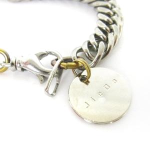 JieDa SWTC CHAIN NECKLACE チェーンネックレス アシンメトリー シルバーカラー アクセサリー