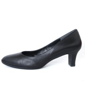 REGAL 美品 プレーンパンプス ヒール レザー 黒 ブラック 23 1