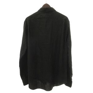 POLO RALPH LAUREN タグ付き シャツ 長袖 チェック コットン フロントボタン 緑 グリーン L SM1