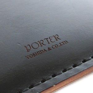 PORTER フィルム FILM パスケース カード 名刺 レザー ヌメ革 187-01357 黒 ブラック SM1