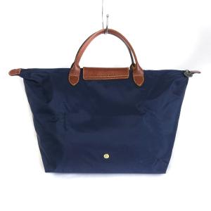 Longchamp ルプリアージュ トートバッグ ハンドバッグ 折りたたみ 紺 ネイビー 鞄 SM1