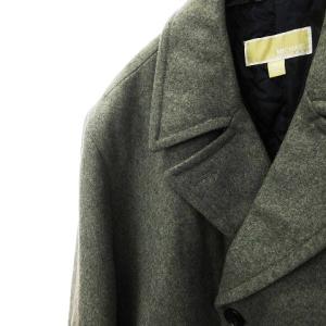MICHAEL Michael Kors Pコート ピーコート 無地 アウター ウール グレー XL