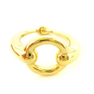 モー スカーフリング スカーフ留め具 馬具モチーフ ゴールドカラー AA