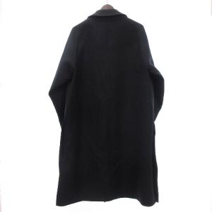 JOHN SMEDLEY 22AW バルマカーンコート ステンカラー ロング 一枚袖 ウール A2728FC 201ネイビー