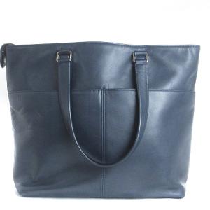 PORTER ソート トートバッグ ハンド オールレザー ネイビー