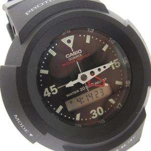 CASIO G-SHOCK 美品 腕時計 アナデジ クオーツ AW-500E-1EJF 黒 ブラック ウォッチ SM1