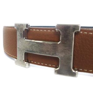 HERMES コンスタンス リバーシブルベルト Hバックル レザー トリヨンクレマンス I刻印 キャラメル SM1