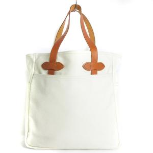 FILSON 20112029 ラギットツイル トートバッグ キャンバス コットン レザー アイボリー