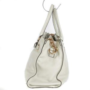 MICHAEL KORS ショルダーバッグ ハンド 2WAY 斜めがけ レザー ロゴ プレート 白 ホワイト 鞄 ECS