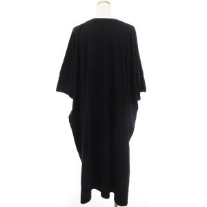 Vivienne Westwood ロングワンピース カットソー プルオーバー 七分袖 ドルマンスリーブ マティスハート オーブ 黒