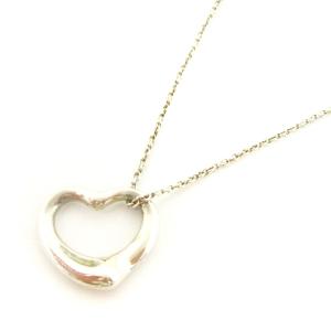 TIFFANY&Co. エルサペレッティ オープンハート ネックレス ペンダント 総重量6.9g 925 シルバー アクセサリー SM1